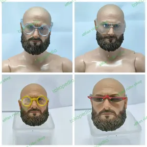 skala 1/6 miniatur kacamata figure male female boneka kitbash