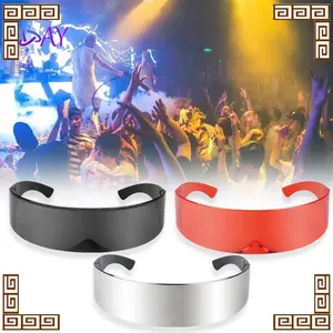 Futuristic Sunglasses Anti/Kacamata Pria Wanita/Kacamata Unik Sepeda