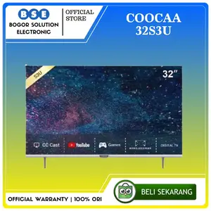 Coocaa 32S3U LED TV 32 Inch Smart TV Digital 32" [RESMI]