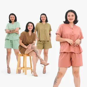 PIYAMA WANITA BAJU TIDUR JUMBO XXL XXXL Hot Pants Celana Pendek Daster