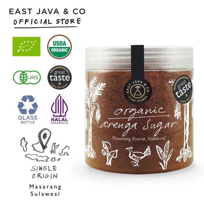 Gambar East Java & Co Organic Arenga Sugar - 375g (Gula Aren Organik) dari East Java Co Kota Administrasi Jakarta Barat Tokopedia
