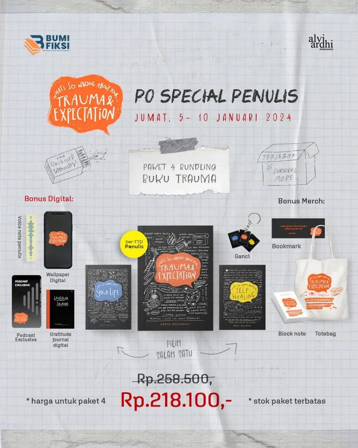 Gambar Self Improvement - Whats Wrong About You Trauma & Exspectation dari Bumi Fiksi Makassar Kota Makassar 5 Tokopedia