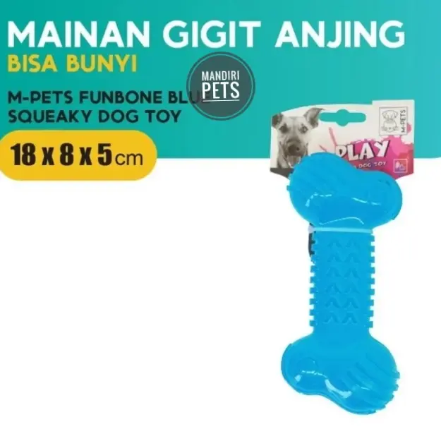 M-Pets Funbone Squeaky Dog Toy - Mainan Anjing Bunyi 3