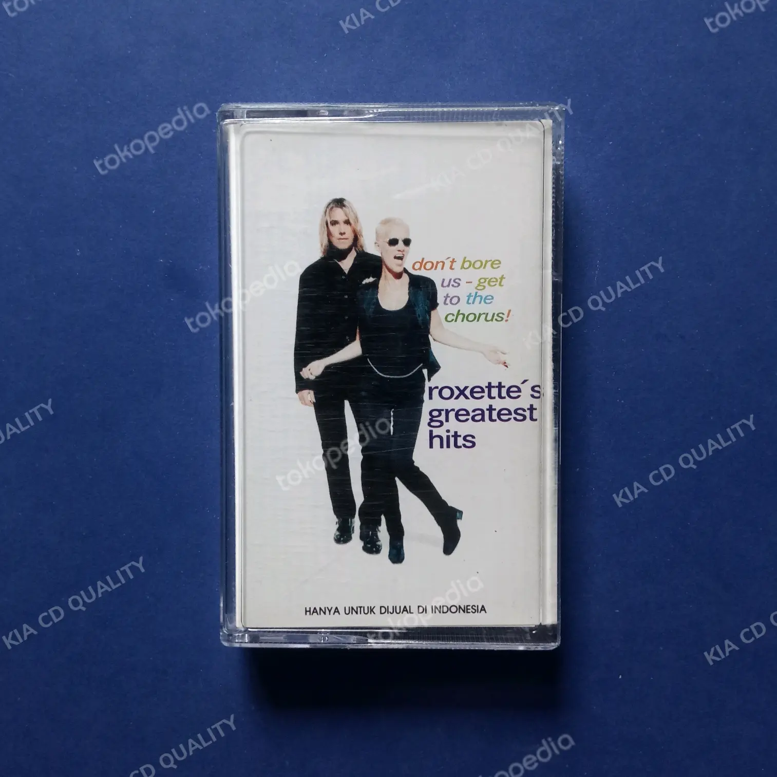 Kaset Pita Roxette's Greatest Hits Prod PT. EMI Music Indonesia - Kondisi Fisik Baik & Kualitas Suara Stabil