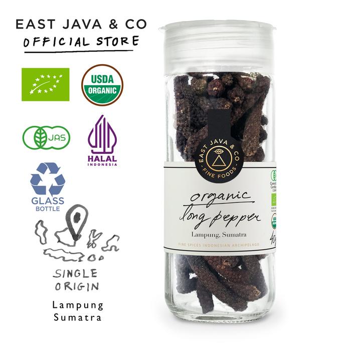 Gambar East Java & Co Organic Long Pepper - 40g (Cabai Jawa Kering Organik) dari East Java Co Kota Administrasi Jakarta Barat Tokopedia