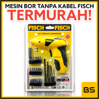 Gambar FISCH Mesin Bor Listrik Tanpa Kabel Obeng Tangan Baterai Cordless Mini dari ATOSER HARDWARE Kota Administrasi Jakarta Barat 1 Tokopedia