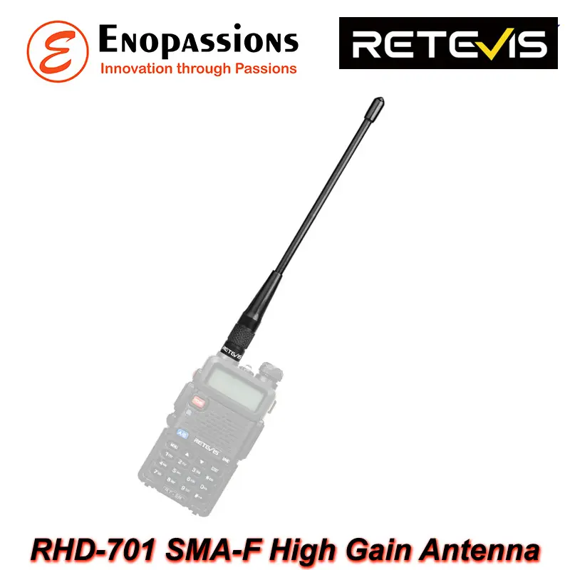 Retevis RHD-701 SMA-F VHF/UHF High Gain Antenna 20 Watt Untuk Radio HT 3