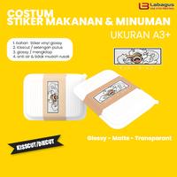 Gambar Stiker Label Vinyl Glossy Cutting Anti Air dari Labagus Printing Kab. Tangerang 1 Tokopedia