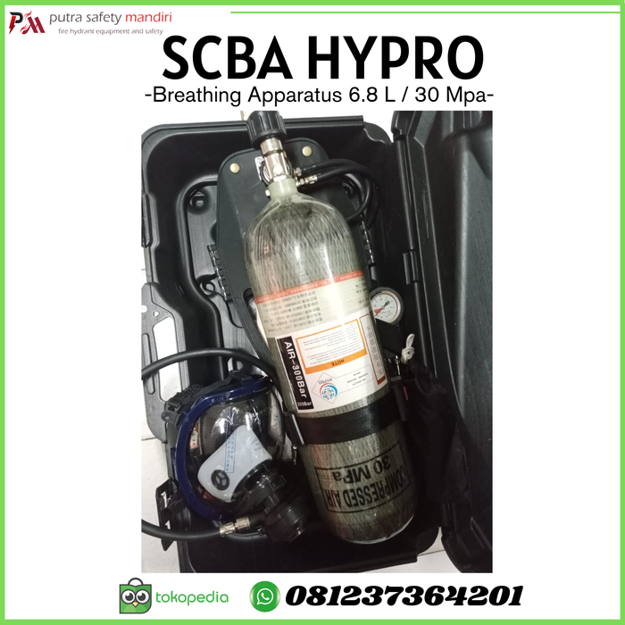 Gambar SCBA 6.8 LITER HYPRO BREATHING APPARATUS TABUNG ALAT BANTU PERNAFASAN dari Putra safety mandiri 2 Kota Administrasi Jakarta Utara Tokopedia
