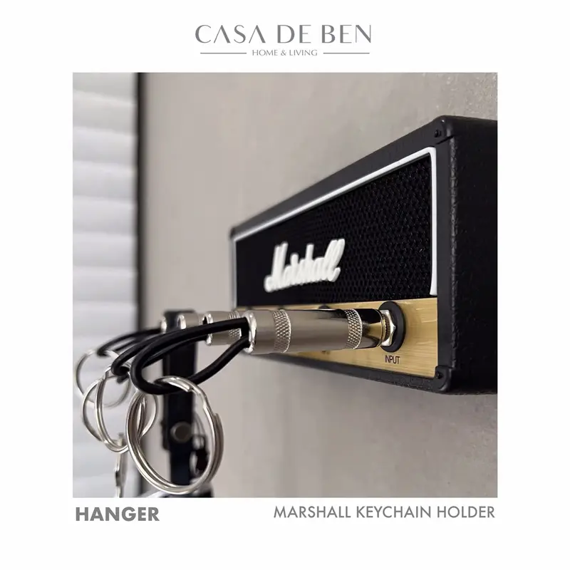 Marshall Keychain Holder / Key Hanger Gantungan Kunci Wall Mounting 1