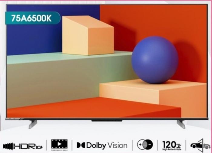 Gambar Hisense 75 inch 4K UHD Google TV Google TV Dolby System - 75A6500K - UNIT ONLY dari IJ ELEKTRONIK Kota Administrasi Jakarta Pusat Tokopedia