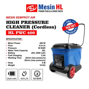 Jet Cleaner H&L PWC 400 PWC400 Mesin Cuci Steam High Pressure