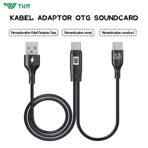 Fast Charging Data Cable Kabel Adaptor OTG soundcard Mixer Kartu