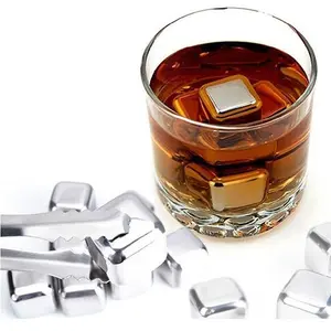 Es Batu Reusable Stainless Steel Ice Cube 6 Pcs