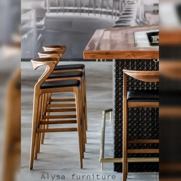 kursi bar jati, kursi retro 1 0