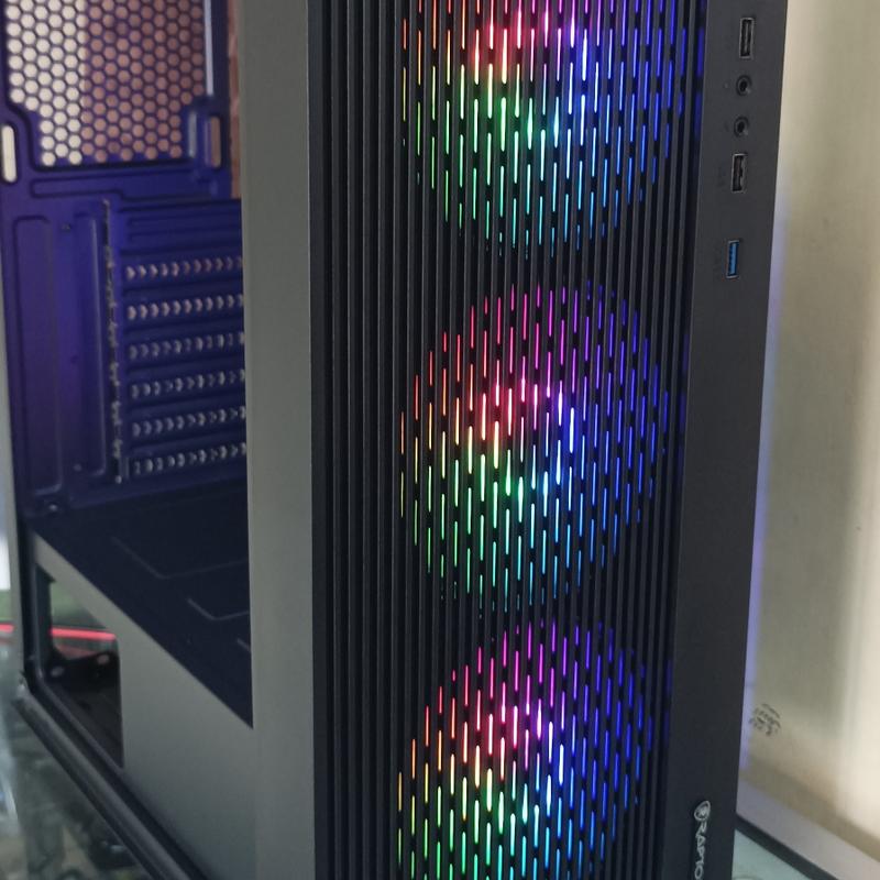 Sentinel Raptor Casing Komputer PC Tempered Glass Raptor Sentinel ATX, mATX Gaming ...