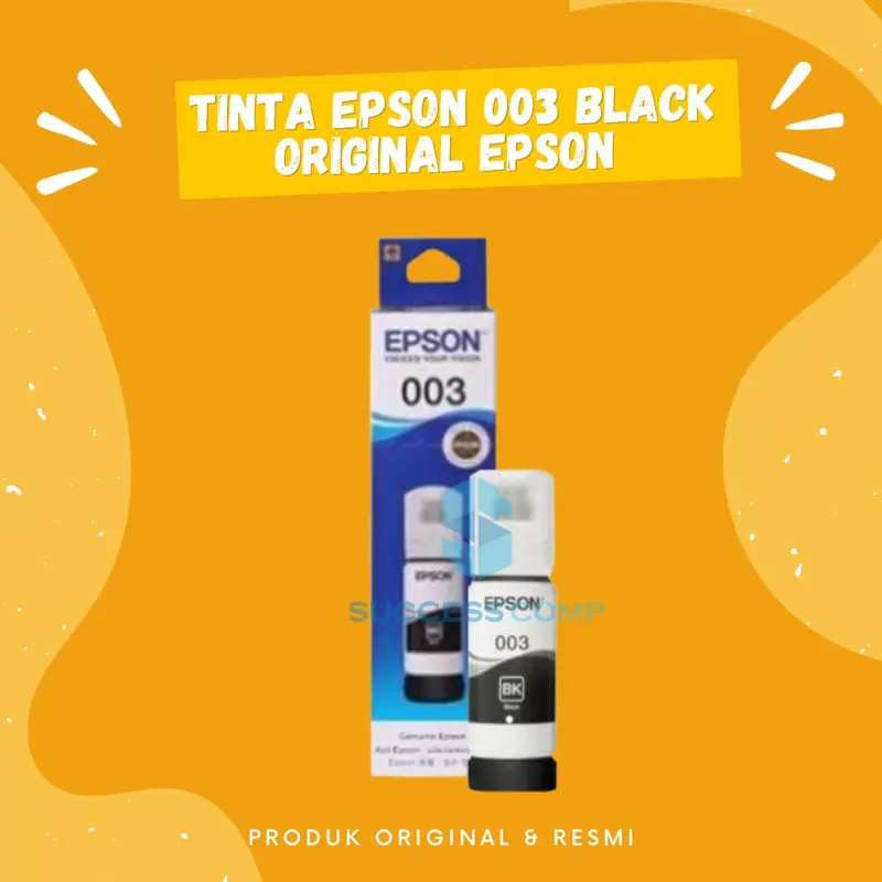 Tinta Epson 003 Black Original L3110 L3100 3