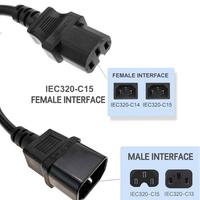 Gambar Proff Tech Kabel Power CPU-Monitor C14-C15 5 Meter Garansi 2 Tahun Universal Coaxial 1.5mm Full Tembaga 250V 10A - Computer - 2 Meter dari ProffTech Indonesia Kota Administrasi Jakarta Pusat 5 Tokopedia