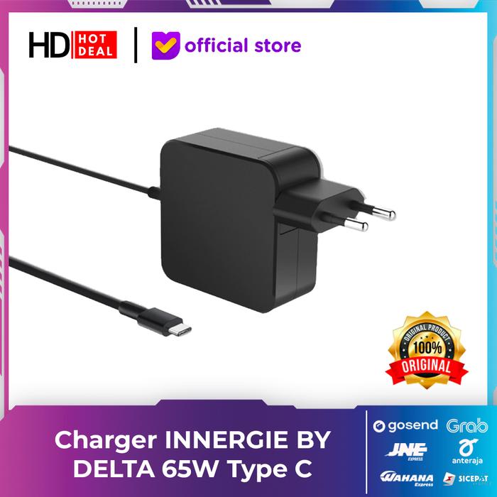 Gambar Charger INNERGIE BY DELTA 65W Type C Adaptor Laptop ALL BRAND PD 3.0 dari HotdealComp Surabaya Kota Surabaya Tokopedia