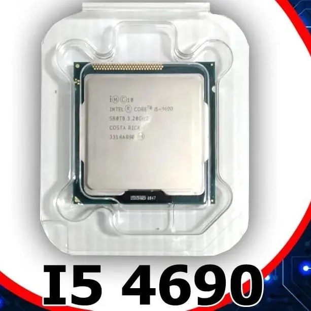 Prosesor Intel Core i5-4690 Cache 6M, hingga 3,90 GHz no fan