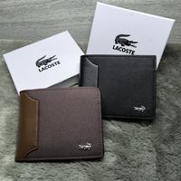 Gambar Dompet Pria Kulit Sintetis PU Leather Merk LAKOSTE - Hitam dari SemuaKulit Kota Administrasi Jakarta Barat 1 Tokopedia