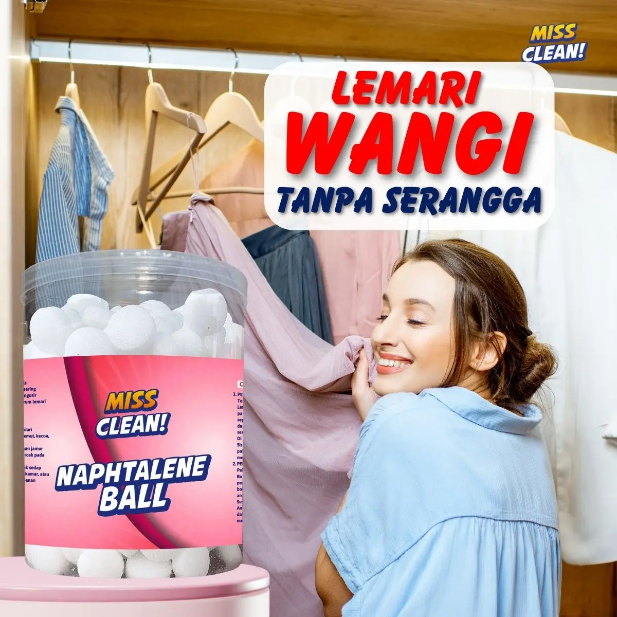 Kapur Barus Serbaguna Miss Clean Wangi dan Awet