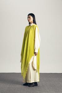 Gambar IKYK Spring Summer 2024 Maovese Pleated Vest - Lime Green dari IKYK2011 Kota Administrasi Jakarta Selatan 4 Tokopedia