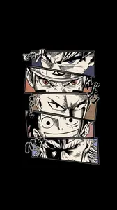 Sablon DTF Gambar Mata Anime NAruto, Goku, luffy, Saitama. Almight