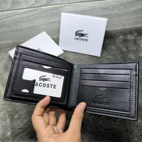 Gambar Dompet Pria Kulit Sintetis PU Leather Merk LAKOSTE - Hitam dari SemuaKulit Kota Administrasi Jakarta Barat 3 Tokopedia