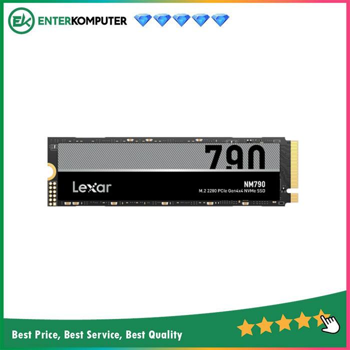 Gambar Lexar NM790 NVMe M.2 PCIe Gen4×4 2TB / SSD M.2 2TB dari Enter Komputer Official Kota Administrasi Jakarta Pusat Tokopedia