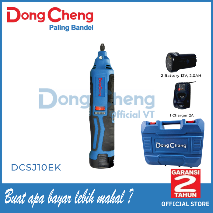Gambar DongCheng DCSJ10 EK Mesin Gerinda Lurus Baterai Cordless Die grinder dari Dongcheng Power Tools VT Kota Bekasi Tokopedia