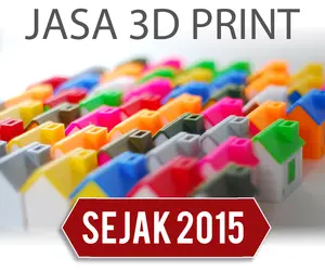 3D PRINT PETG Cetak 3 dimensi