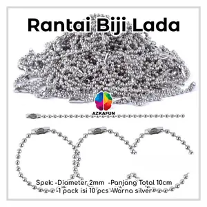 Rantai Biji Lada - Gantungan biji lada - Ring Rantai Biji Lada
