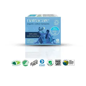 natracare Digital Cotton Tampons Super 10pcs