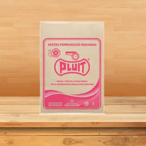 Kertas Nasi Pluit Pink Isi 50 Lembar / Kertas Nasi Coklat