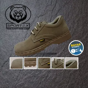 Sepatu Safety WANITA Type Pendek Suede By Sportex