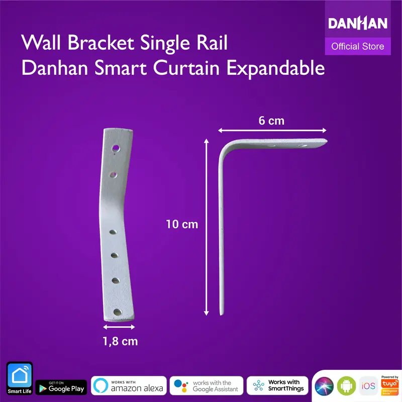 Bracket Danhan Smart Curtain Single Rel & Double Rel 2