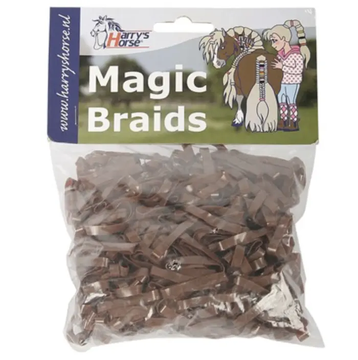 Gambar Harry’s Horse Braids. Karet kepang rambut kuda. - Brown dari BTS Tack Shop Kab. Tangerang 2 Tokopedia