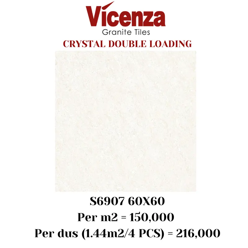 Granit Granite Tile Crystal Double Loading Cream 80x80 0