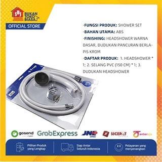 Gambar FRAP IF307 Hand Shower Mandi Lengkap Dengan Selang Dan Dudukan Shower 1 Set dari SUPER BANGUN JAYA Kab. Tangerang Tokopedia