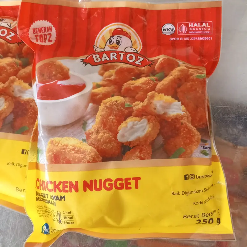 Bartoz Chicken Nugget Makanan  Frozen Food Naget Ayam Kombinasi 2