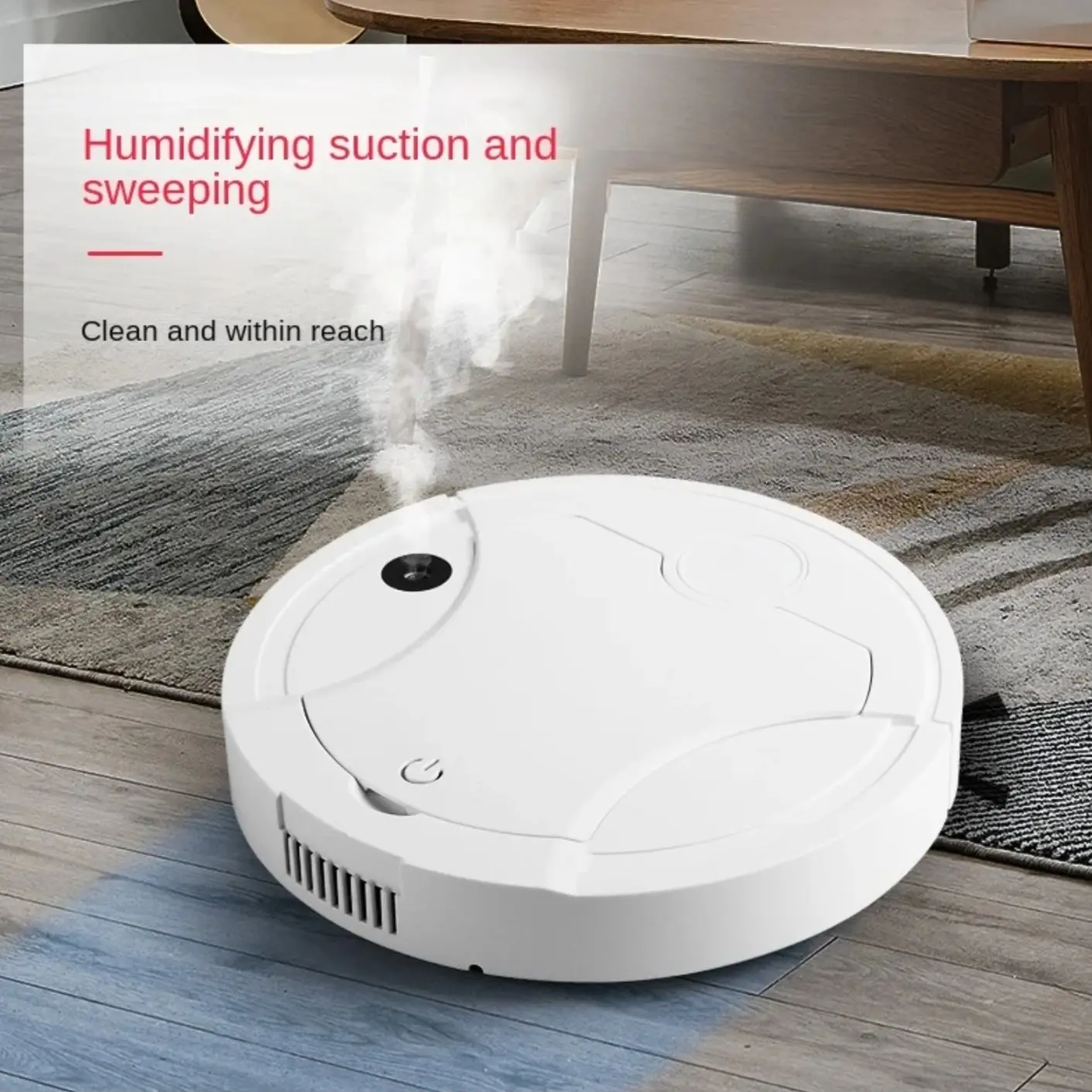 Vacuum Smart Robot Cleaner Pembersih Lantai Pintar Baterai Isi Ulang