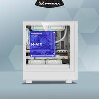 Gambar FPMAX AirMesh G2- Tempered Glass Compact Mini m-ATX Computer Case - Black dari Duta Mandiri Infokom Kota Administrasi Jakarta Pusat 3 Tokopedia