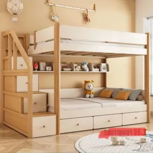 bed tempat tidur anak dipan minimalis laci tangga