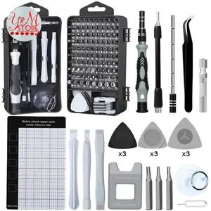 Obeng Set 115 in 1 Tool Kit Set Kotak Reparasi Servis Jam Tangan Laptop Kamera Hp / Obeng Set Reparasi 115 in 1 Hp Laptop Smartphone Repair Tools Screwdriver