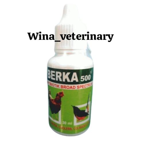 Gambar BERKA 500 - Antibiotik utk berak darah,hijau,kapur pd unggas (Burung,Ayam,Bebek) dari Wina Pet and Poultry Kota Semarang Tokopedia