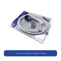 Gambar FRAP IF307 Hand Shower Mandi Lengkap Dengan Selang Dan Dudukan Shower 1 Set dari SUPER BANGUN JAYA Kab. Tangerang 5 Tokopedia