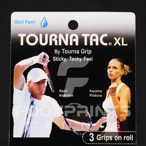 Grip Raket Tenis Tourna Tac XL Overgrip Wet Feel Tennis Grips Original