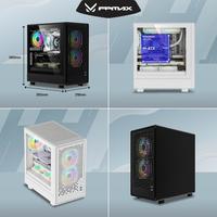 Gambar FPMAX AirMesh G2- Tempered Glass Compact Mini m-ATX Computer Case - Black dari Duta Mandiri Infokom Kota Administrasi Jakarta Pusat 4 Tokopedia