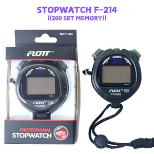 STOP WATCH FLOTT PROFESIONAL 200 SET MEMORI WATER RESISTANT